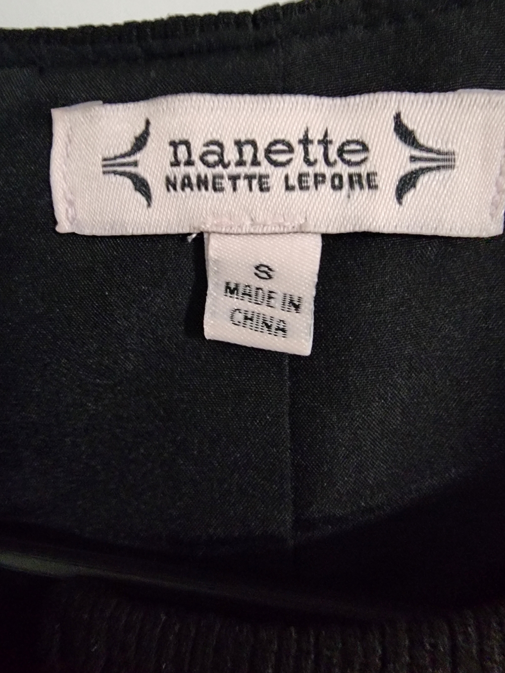 Nanette Lepore Black Textured Jacket with Gold Buttons - Picture 4 of 5